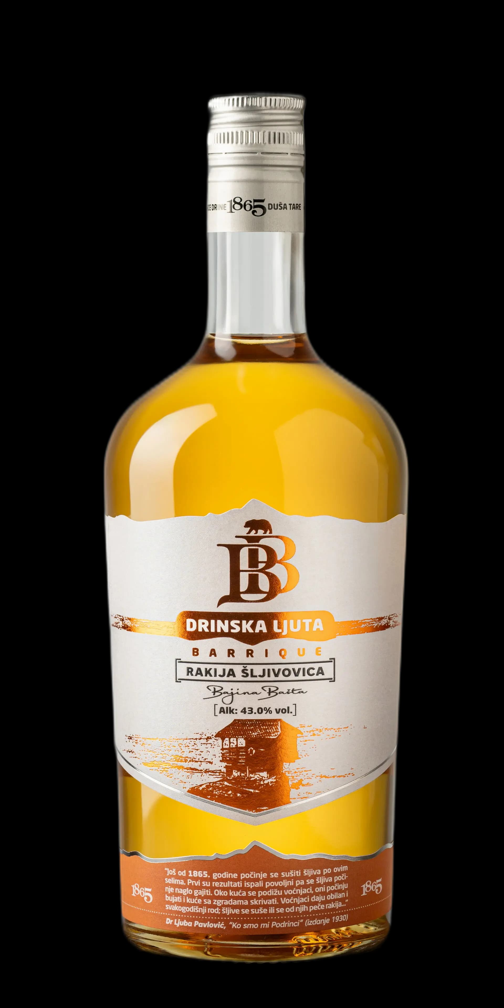 Drinska ljuta barrique sljiva Bajina Basta 1.0 l