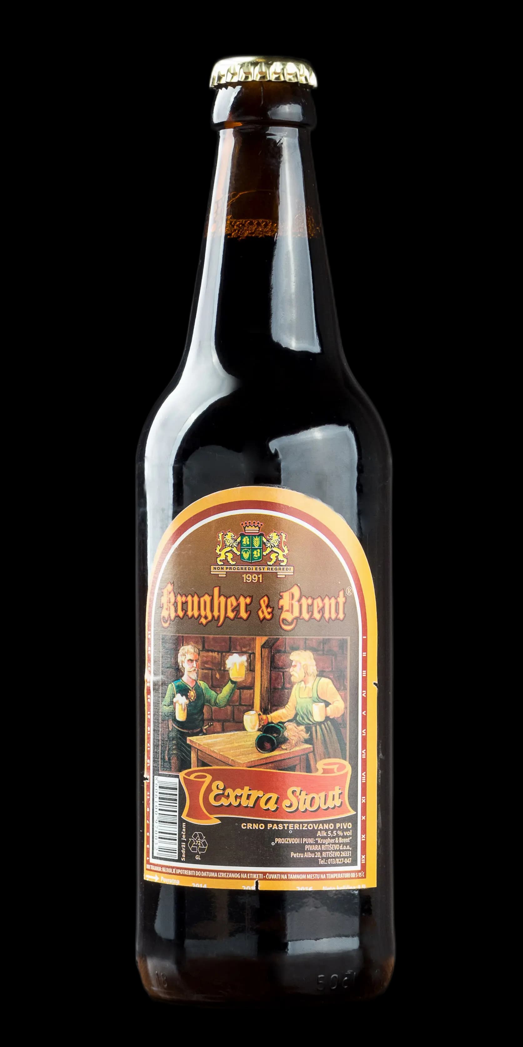 Extra stout Kruger&Brent 0.5 l