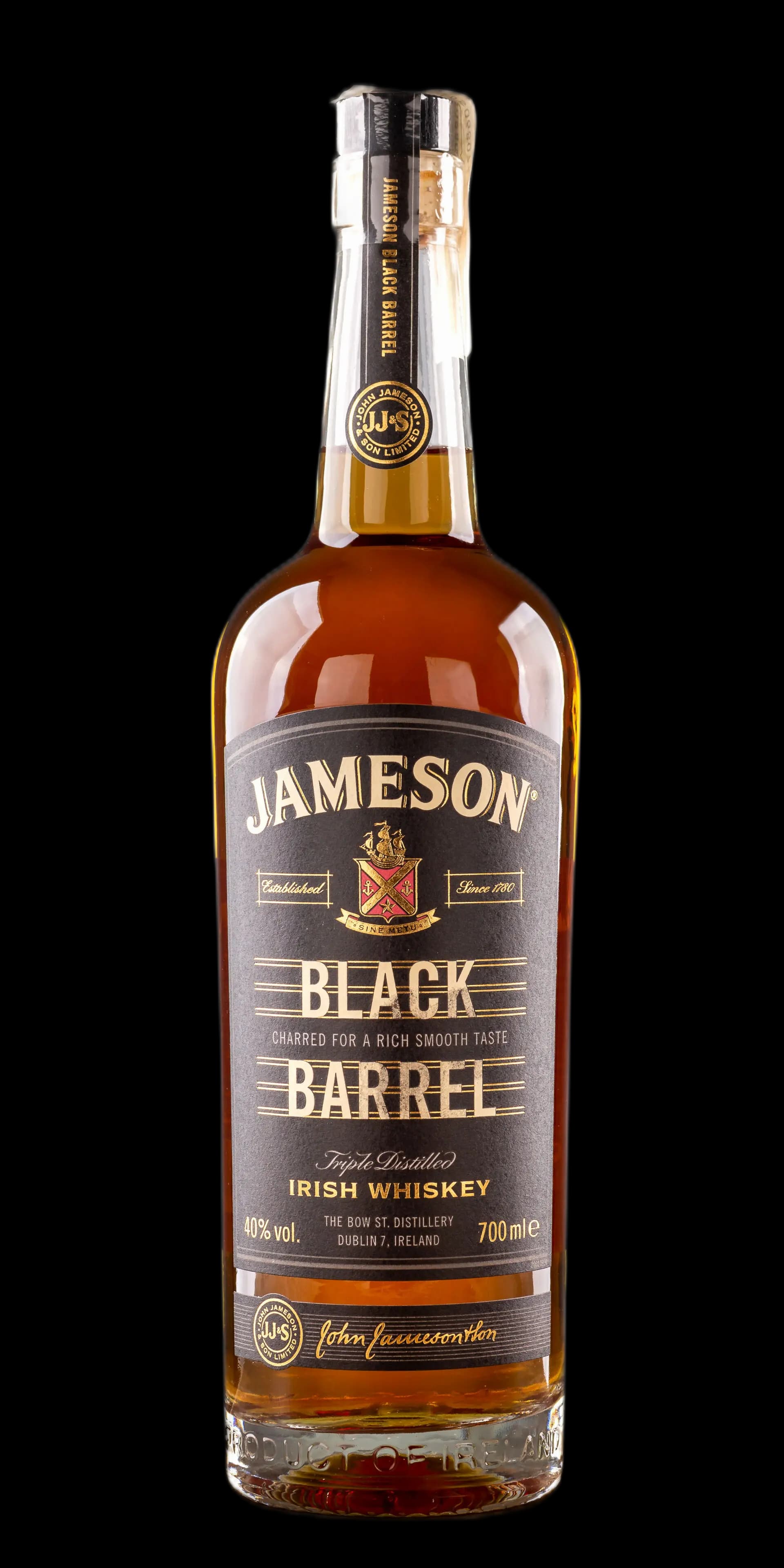 Jameson black barrel whisky 0.7 l
