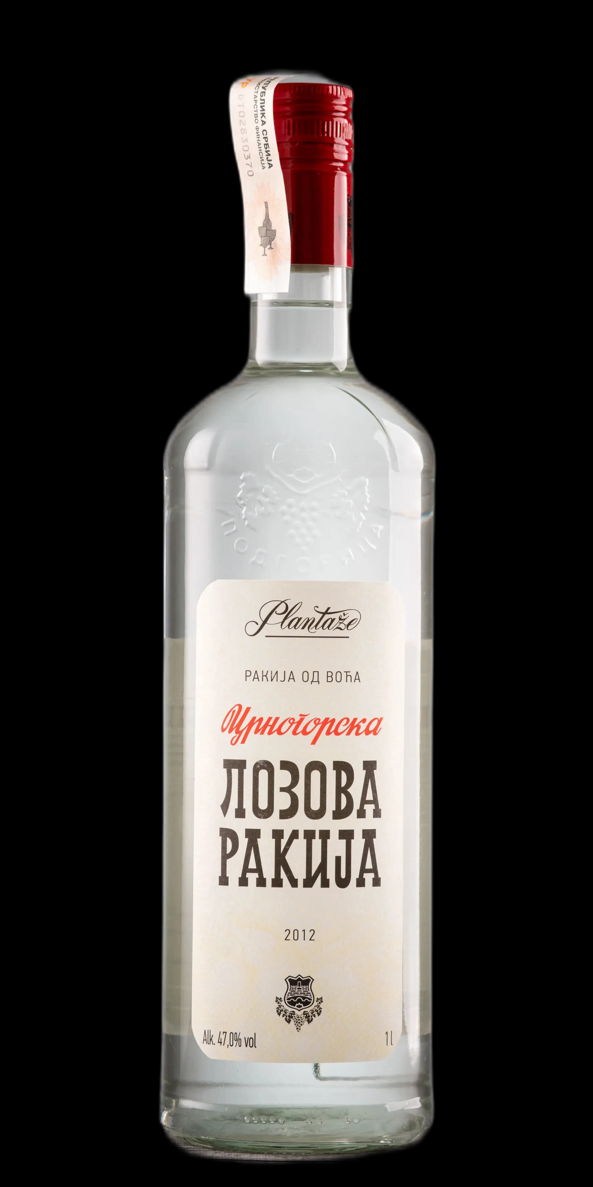 Lozova rakija Plantaze 1.0 l