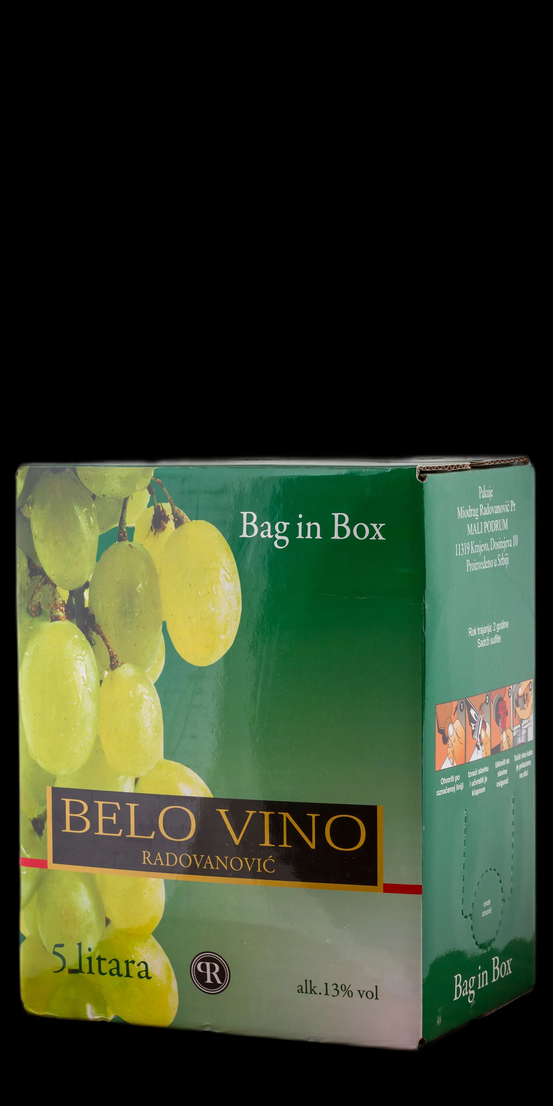 Radovanovic belo vino bag in box 5.0 l