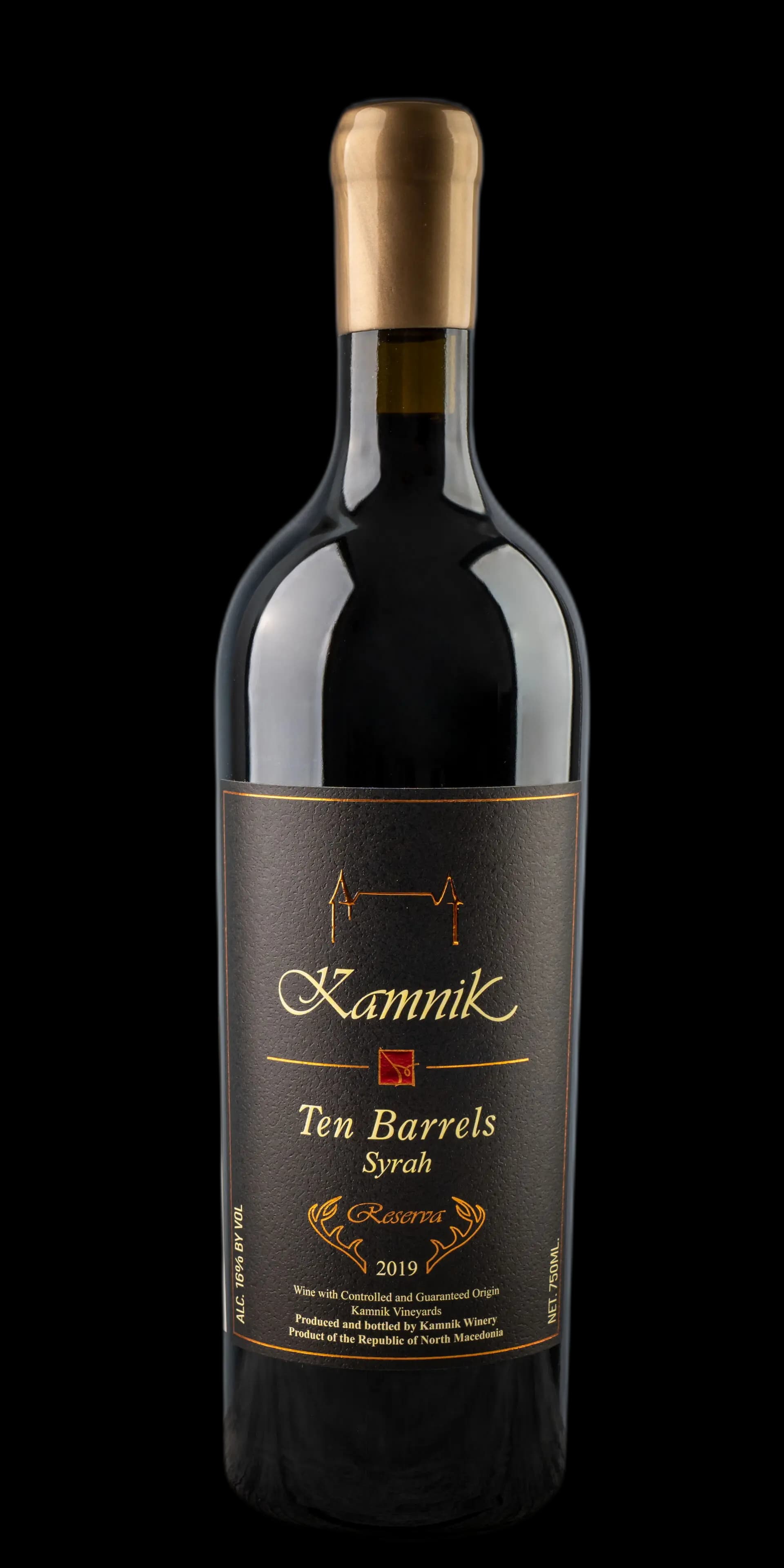 Shiraz ten barrels Kamnik 0.75 l