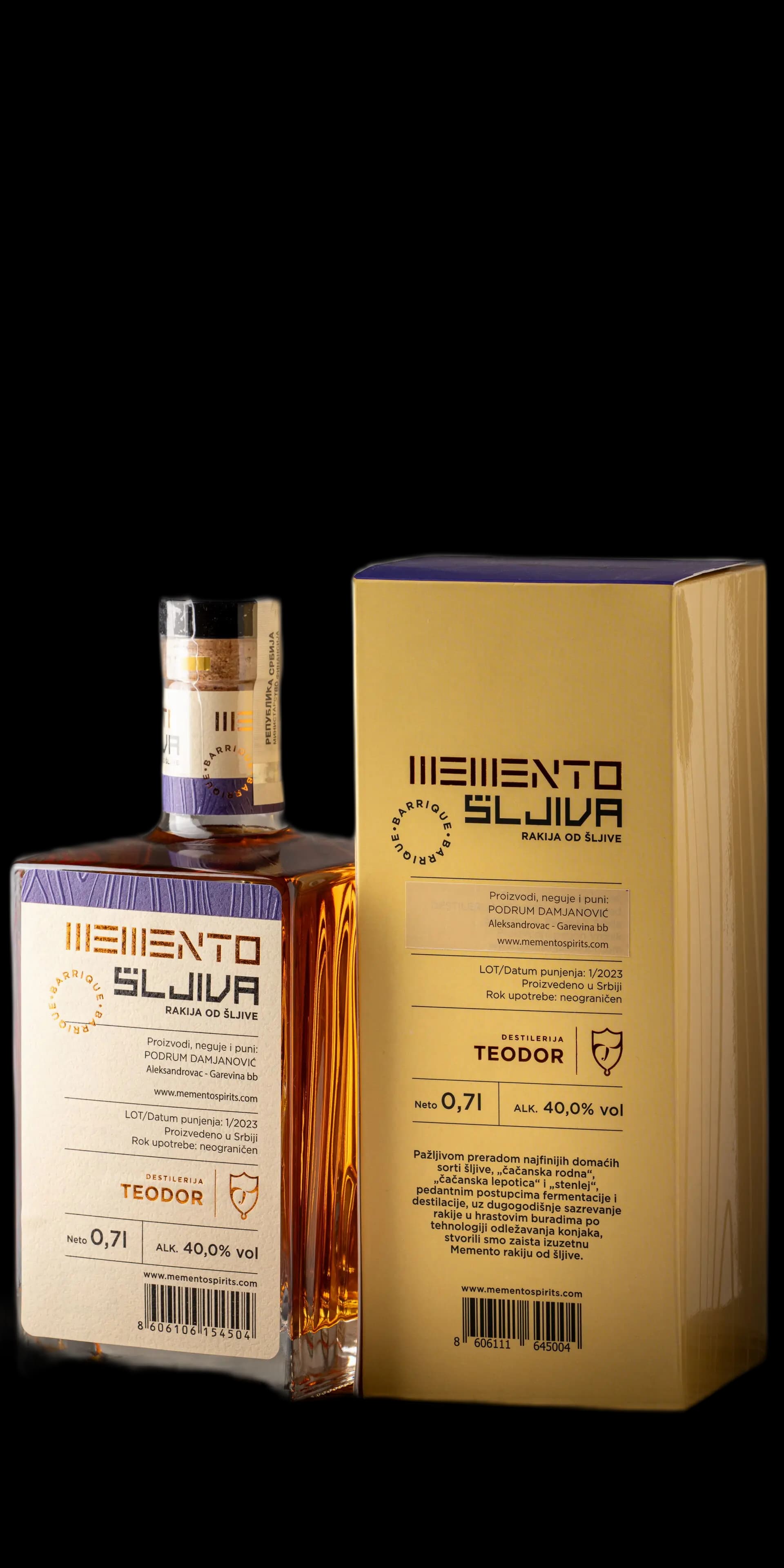 Sljiva Memento 0.7 l secondary